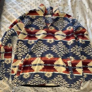 Patterned Pacsun Quarterzip